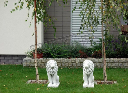 Lion Garden Figure Decorative Patio Garden Sculpture Figures Sculptures